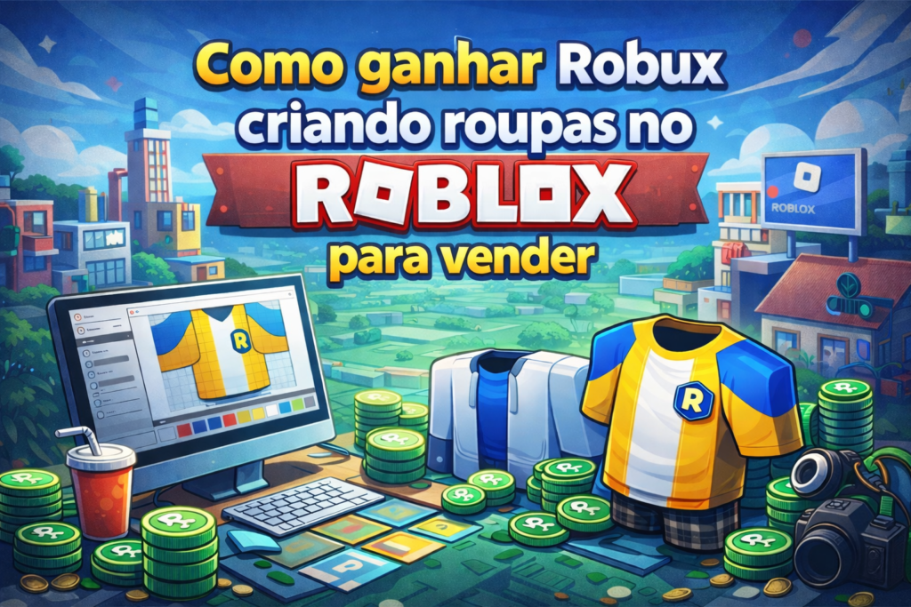 ganhar Robux criando roupas